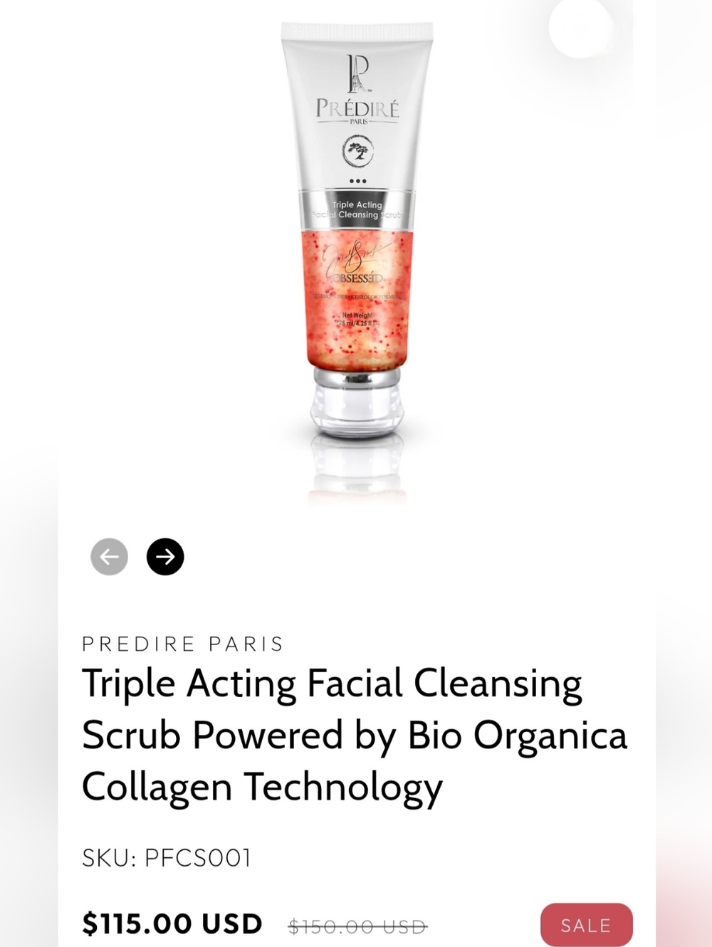 Lowstart:Predire:Facial Scrub